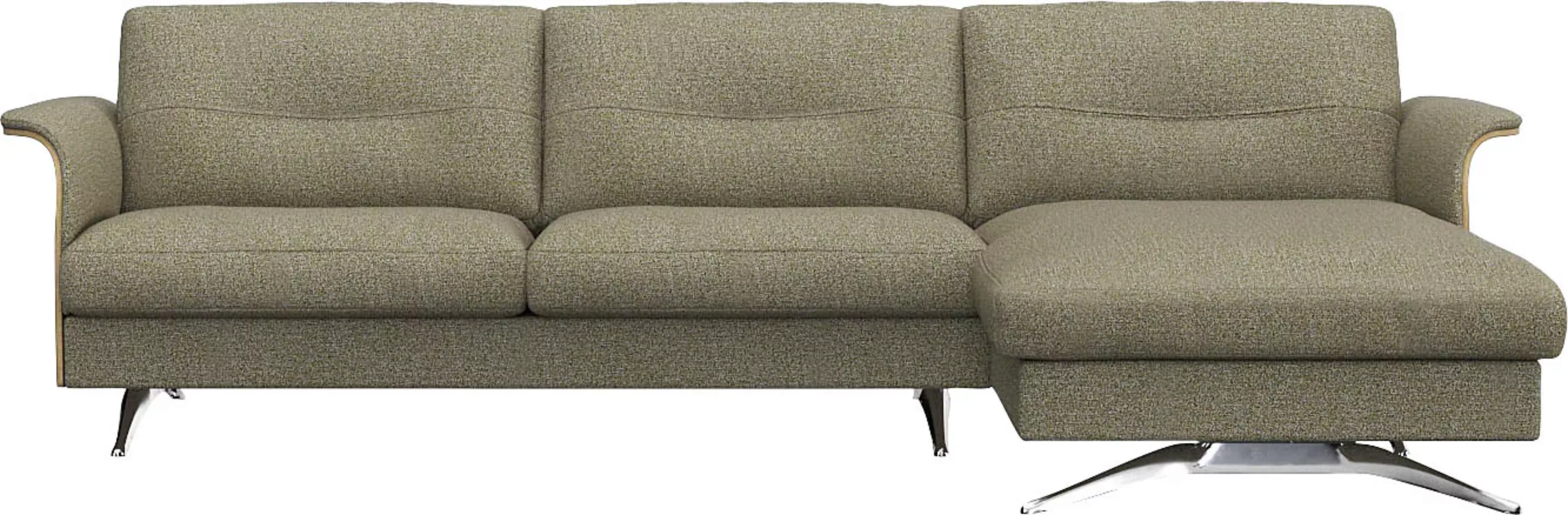 FLEXLUX Ecksofa "Glow, super bequem durch hochwertigem Sitzaufbau mit Feder günstig online kaufen