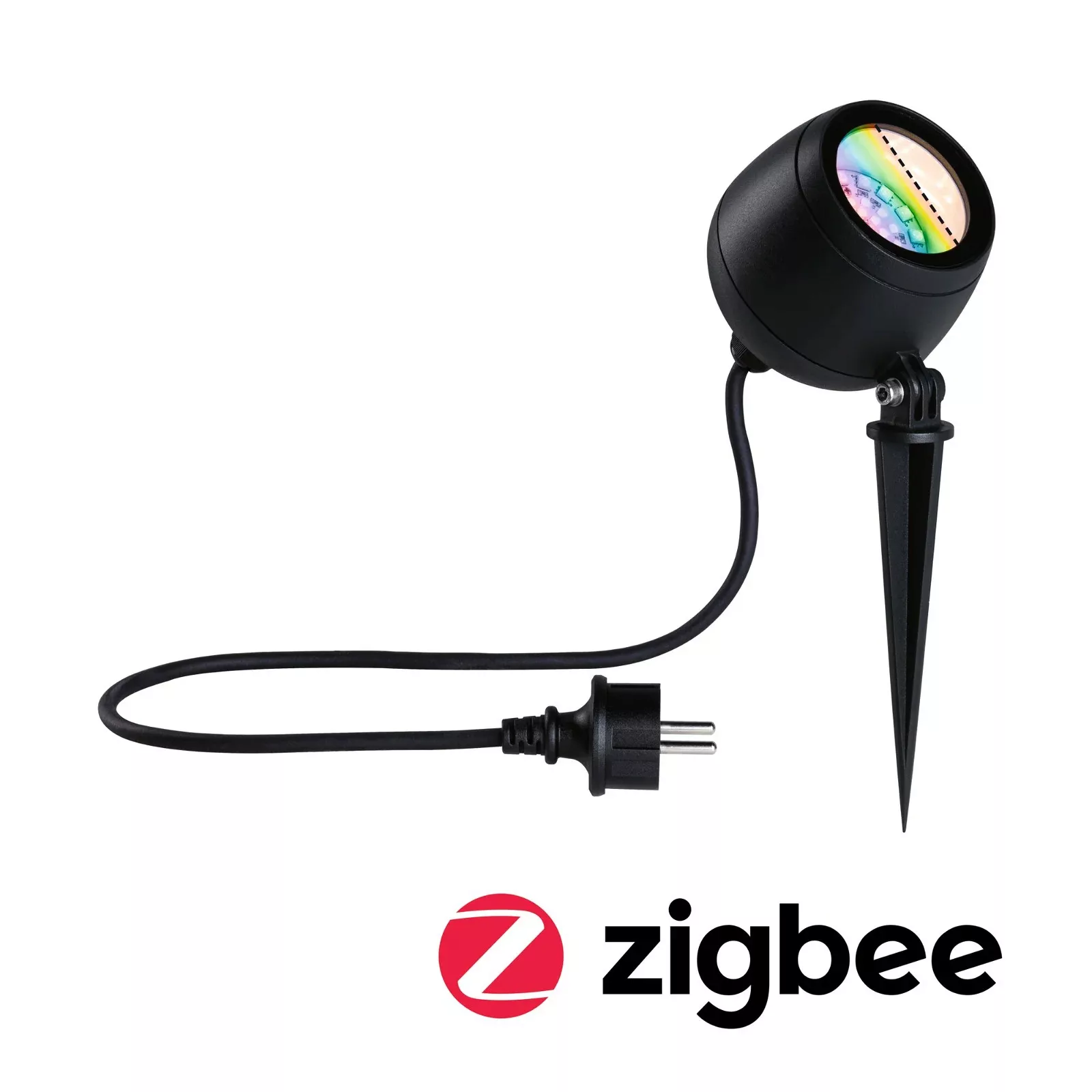 LED Zigbee Erdspießleuchte RGBW Kikolo in Anthrazit 6,2W 440lm IP65 günstig online kaufen