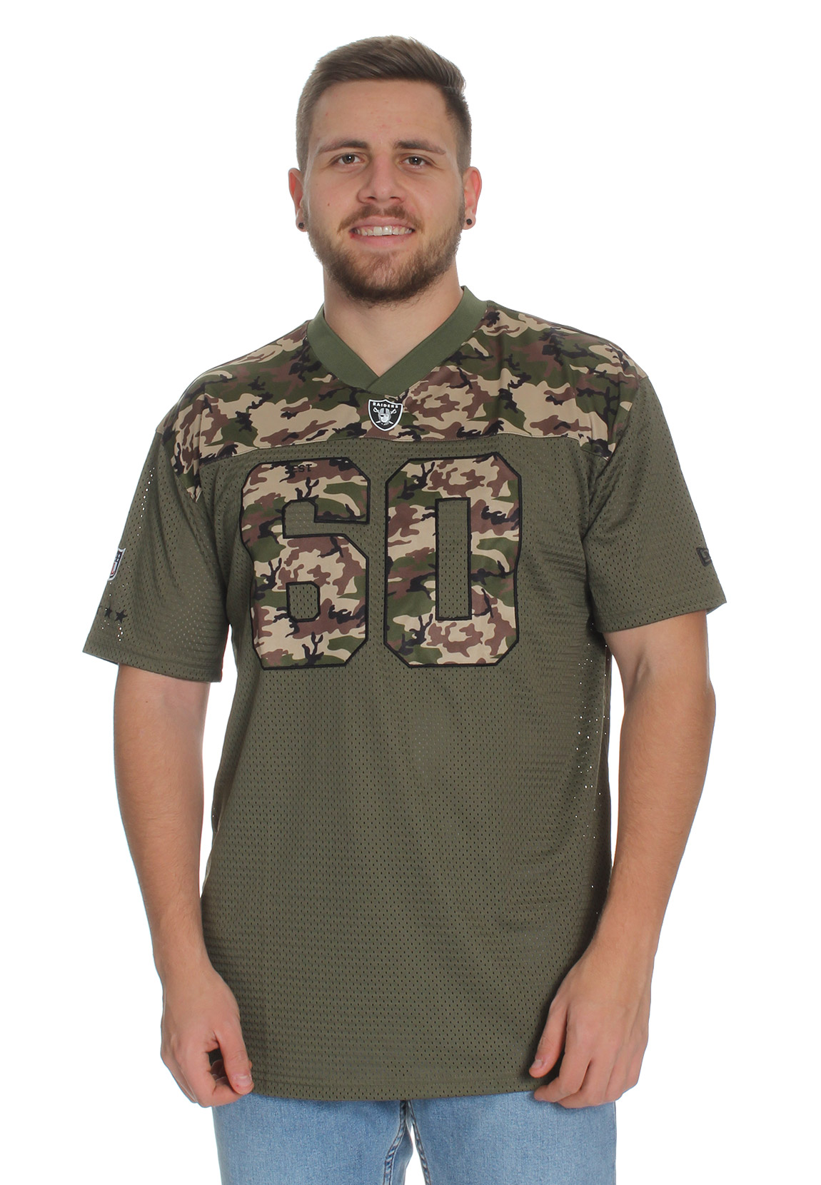 New Era Herren T-Shirt Camo Mesh LAS VEGAS RAIDERS Khaki günstig online kaufen