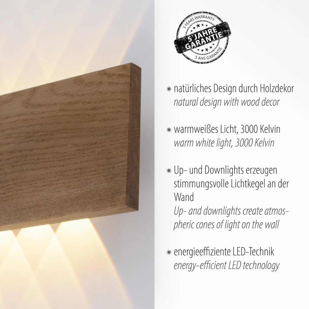 Paul Neuhaus Wandleuchte "PALMA", 10 flammig, LED günstig online kaufen