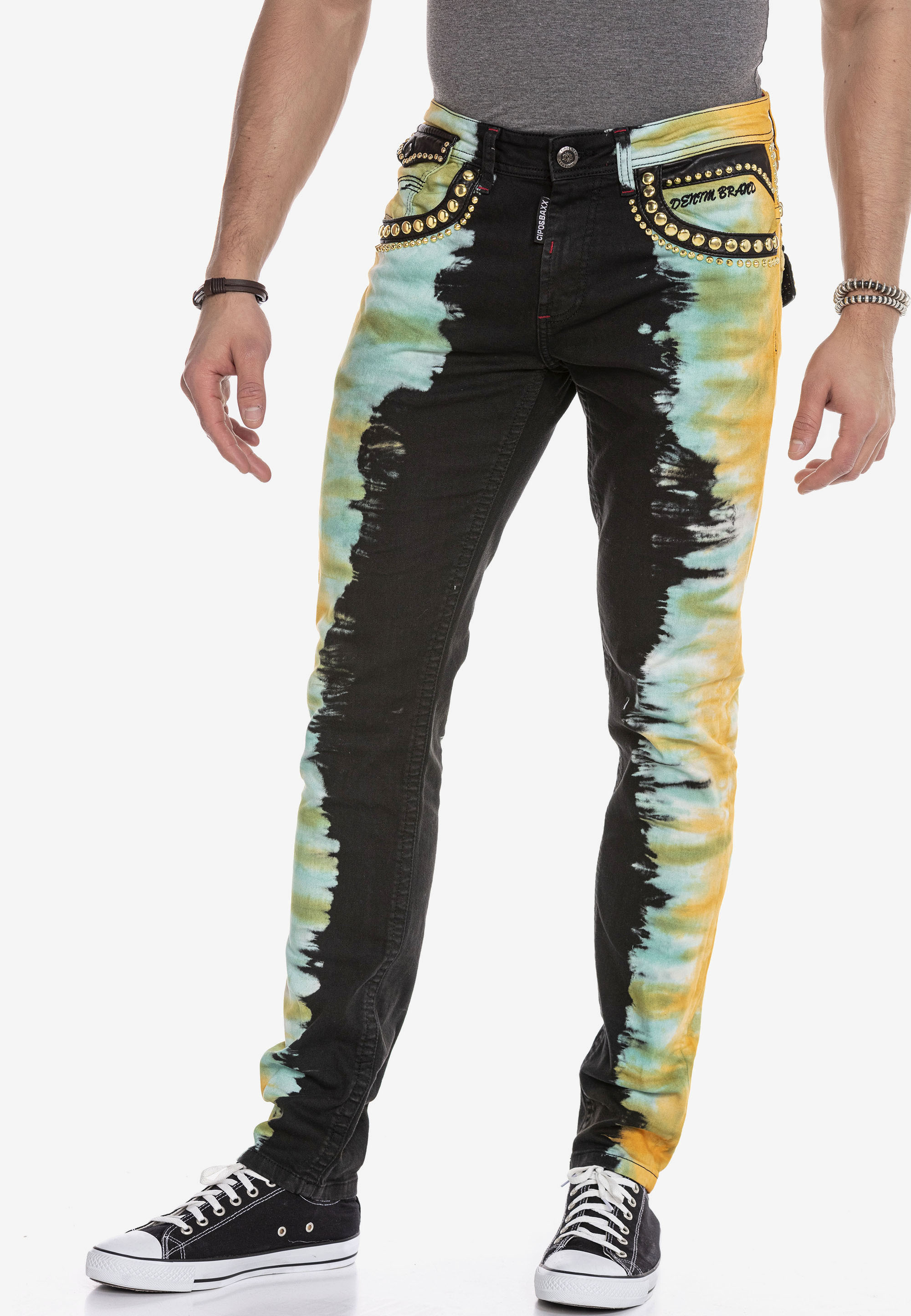 Cipo & Baxx Slim-fit-Jeans, im extravaganten Look günstig online kaufen