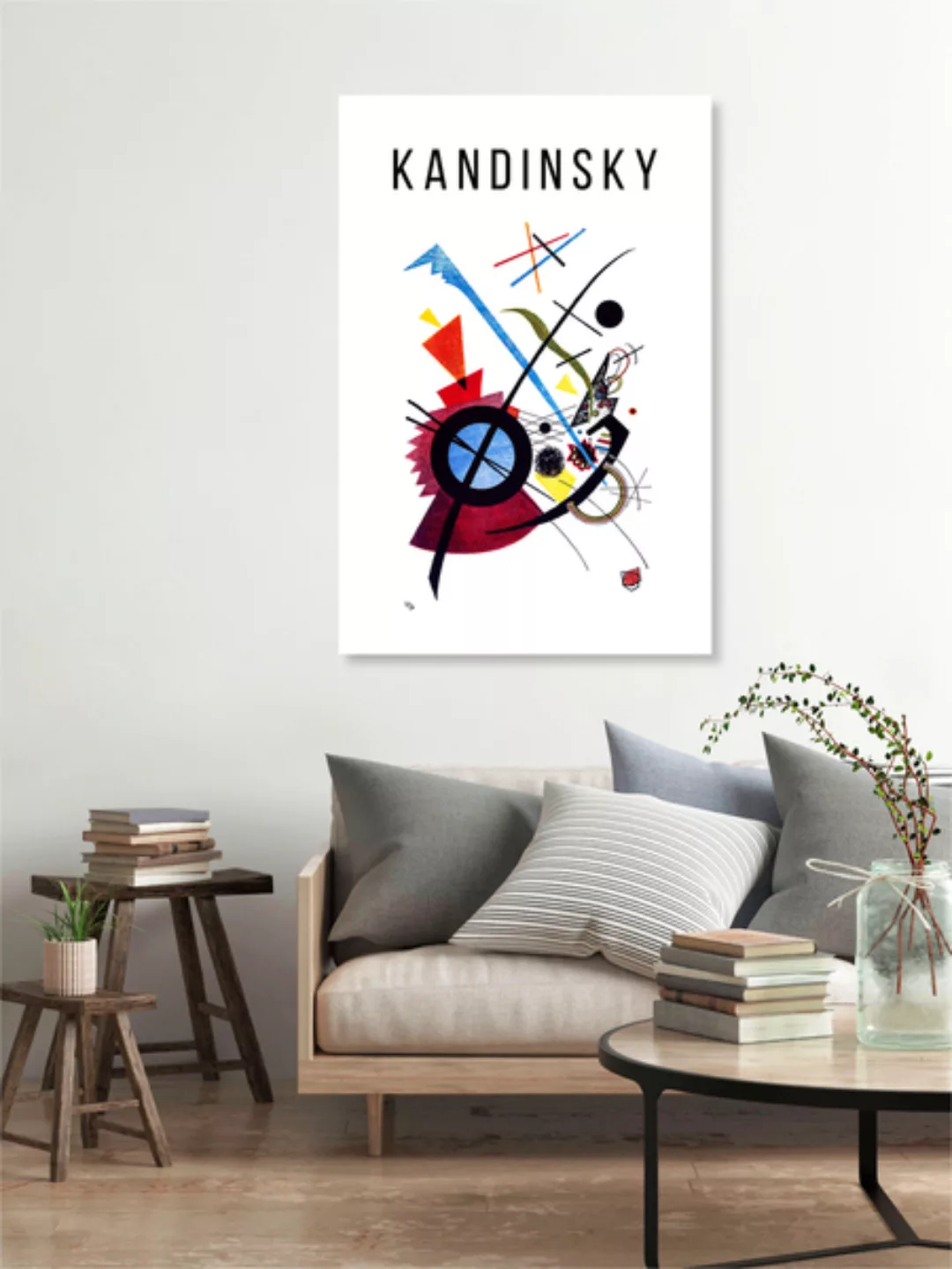 Poster / Leinwandbild - Violet Litograph Print Von Wassily Kandinsky günstig online kaufen