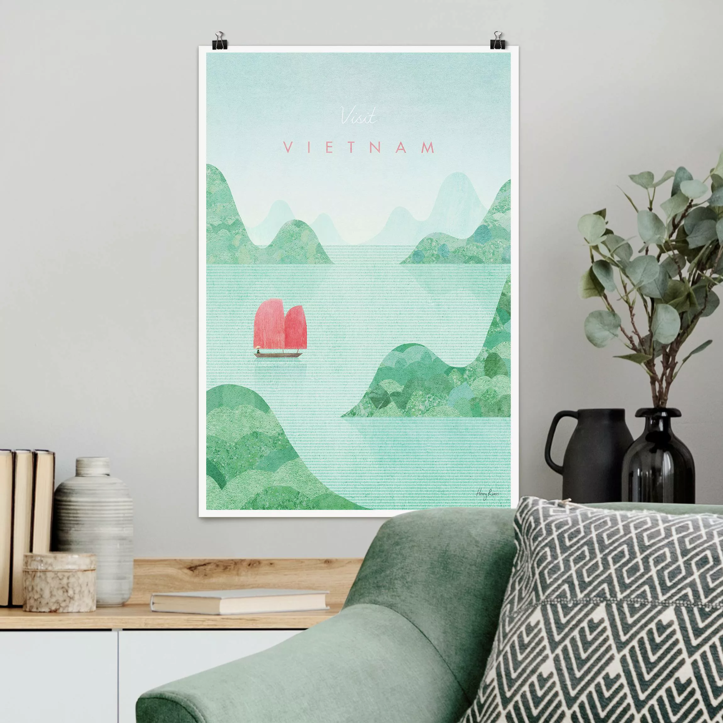 Poster Reiseposter - Vietnam günstig online kaufen