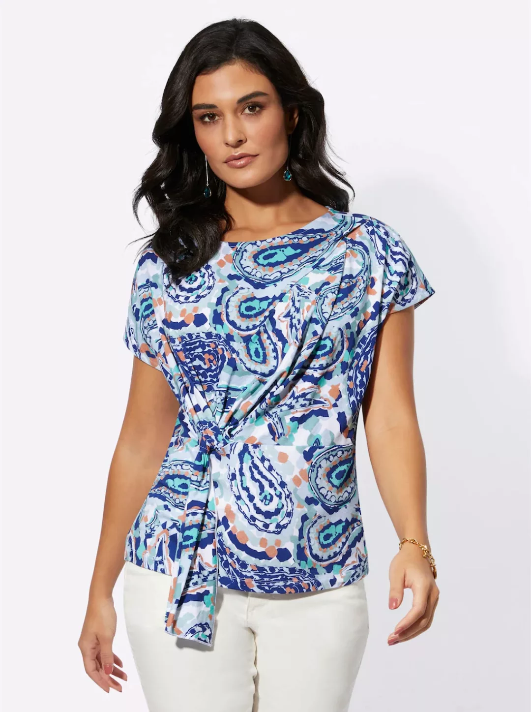 creation L Print-Shirt "Lyocell-Shirt", (1 tlg.) günstig online kaufen