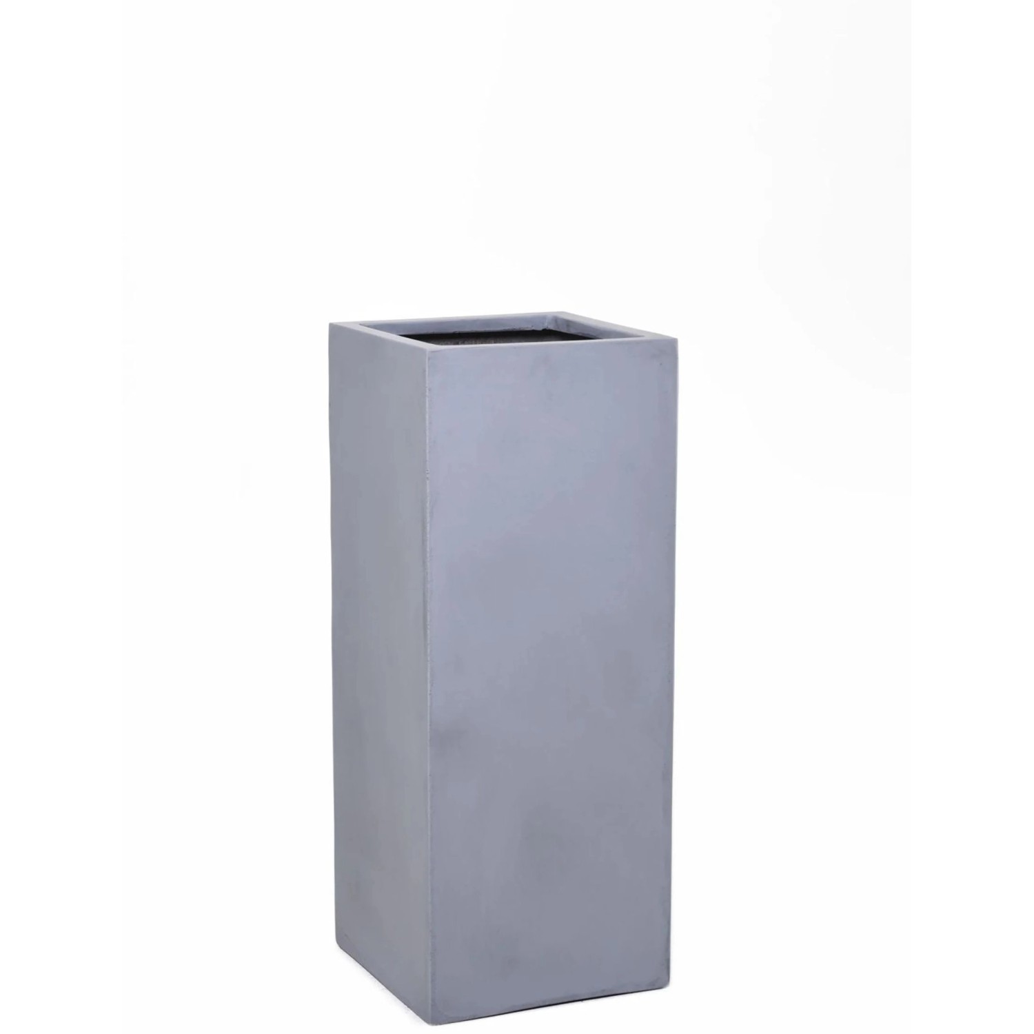 Vivanno Pflanzkübel Block 30 cm x 30 cm x 75 cm Betonoptik Grau günstig online kaufen