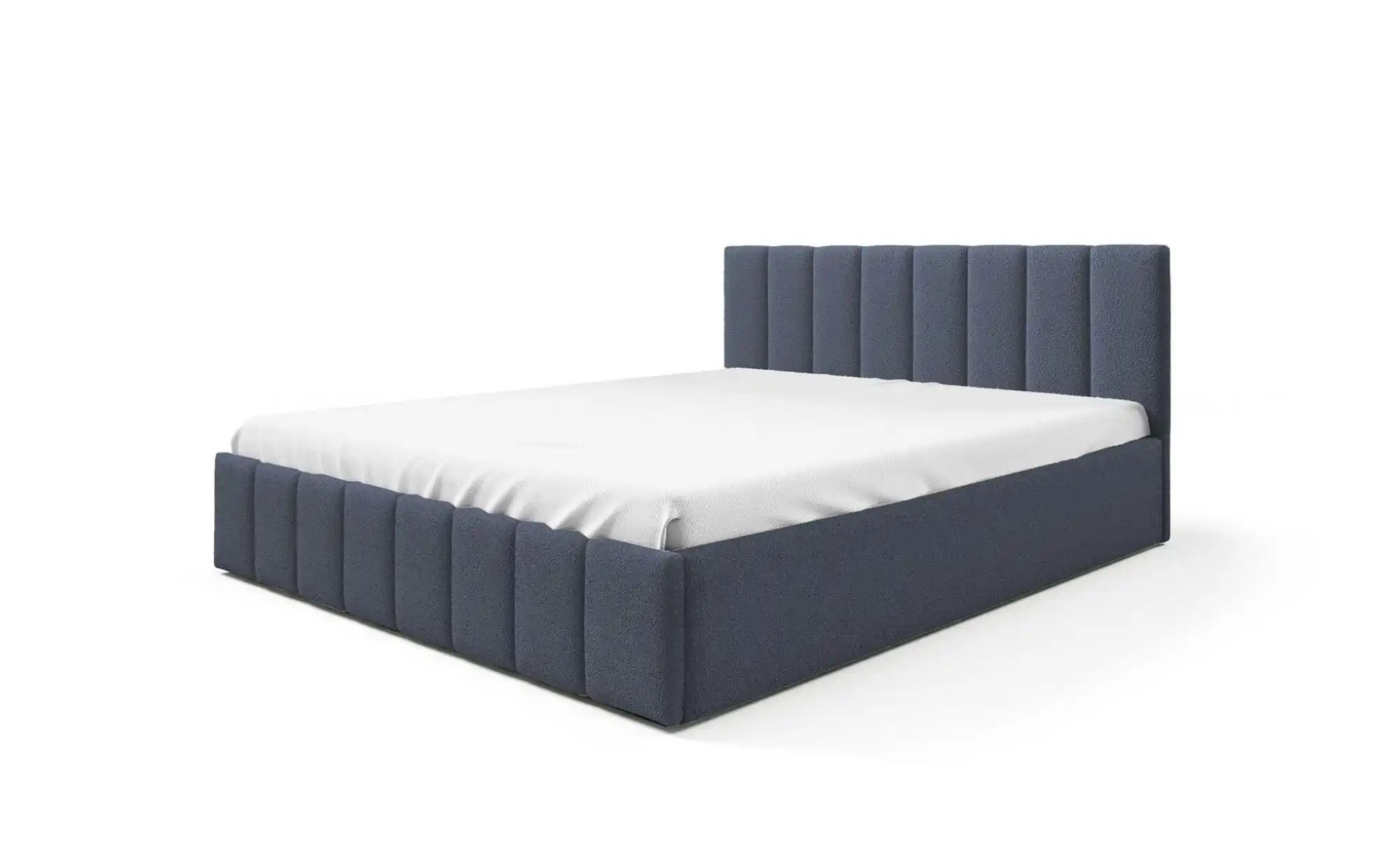 Polsterbett mit Bettkasten Eyla ¦ blau ¦ Maße (cm): B: 90 H: 90 Betten > Po günstig online kaufen