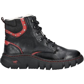 Mustang Shoes Winterboots, Plateau, Schnürboots, Stiefelette mit Kontrastbe günstig online kaufen