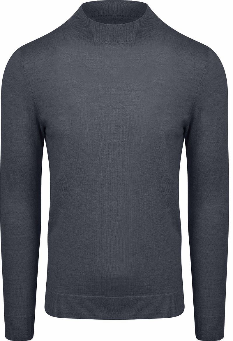 Profuomo Turtleneck Merino Pullover Anthrazit - Größe L günstig online kaufen