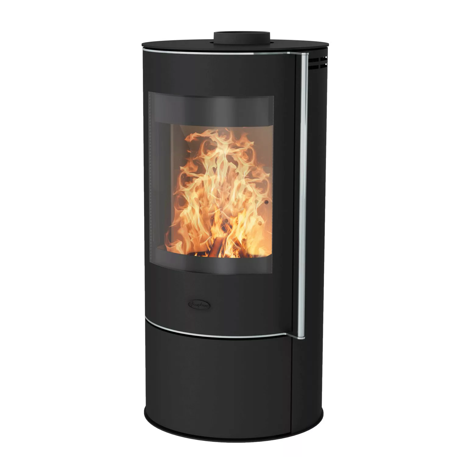 Fireplace Kaminofen RONDALE Stahl Stahl Schwarz 5 kW günstig online kaufen