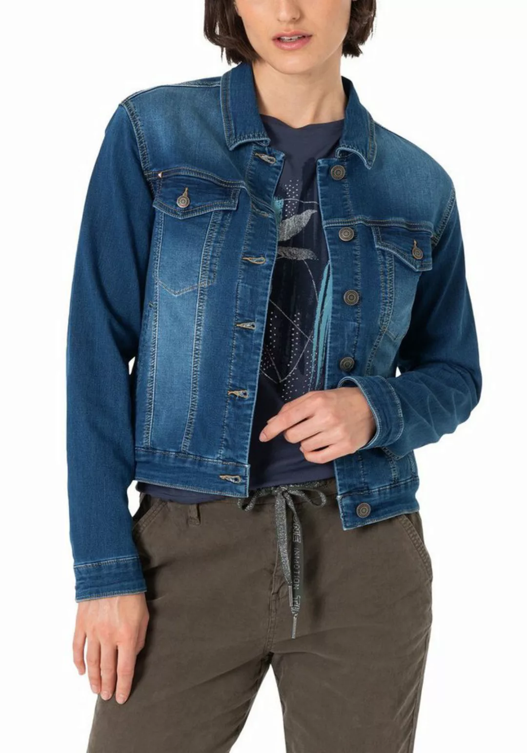 TIMEZONE Outdoorjacke DENIM JACKET mit Stretch günstig online kaufen