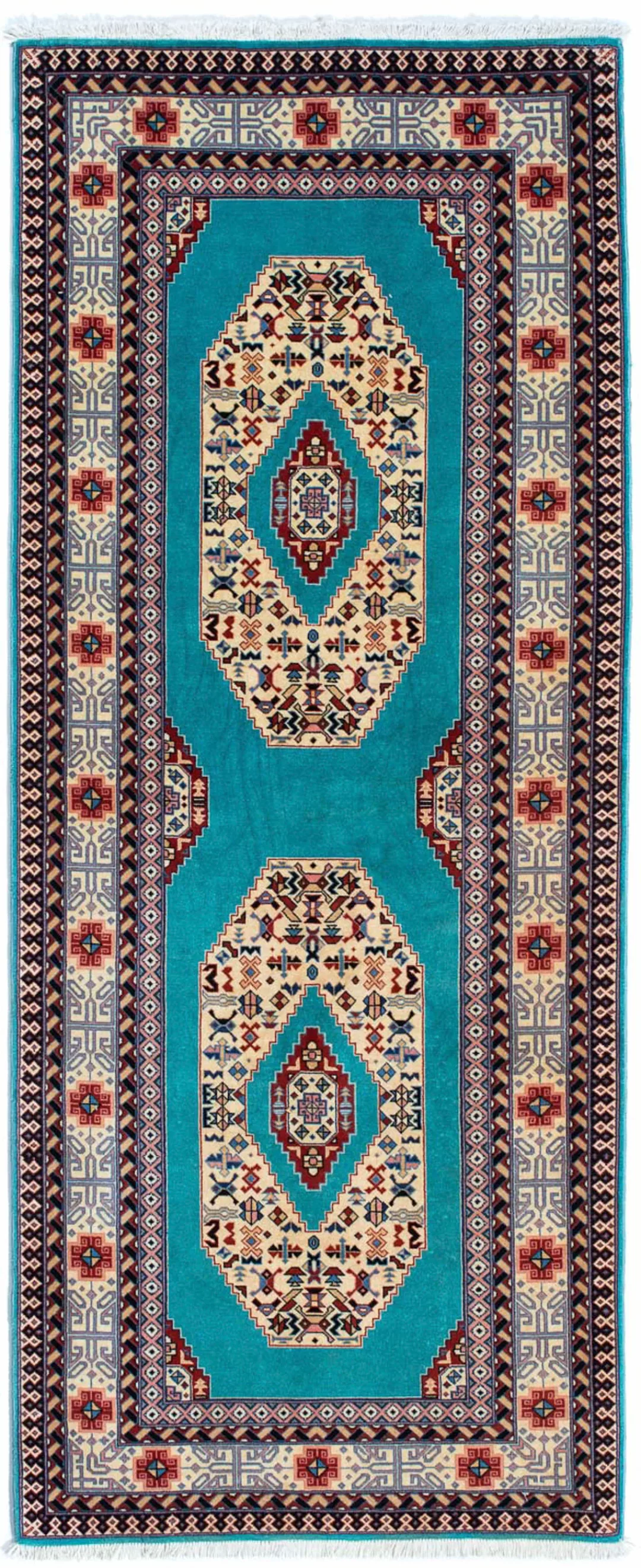 morgenland Orientteppich »Perser - Täbriz - Royal - 190 x 74 cm - blau«, re günstig online kaufen