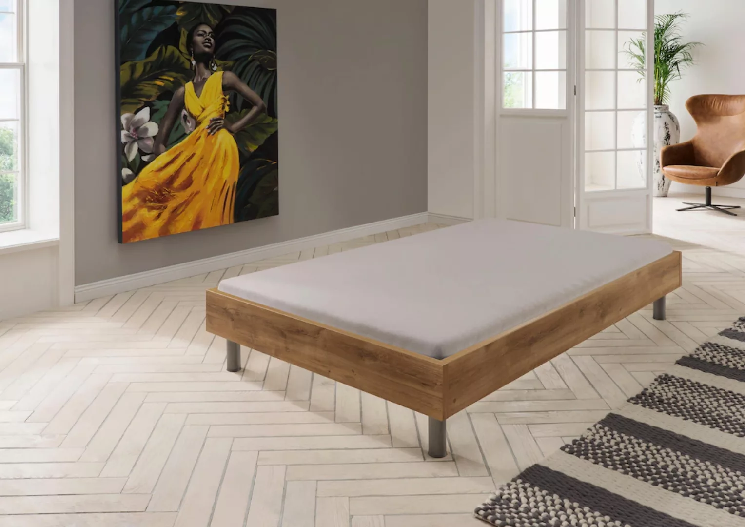 Wimex Bett Easy, ohne Kopfteil, frei im Raum stellbar günstig online kaufen