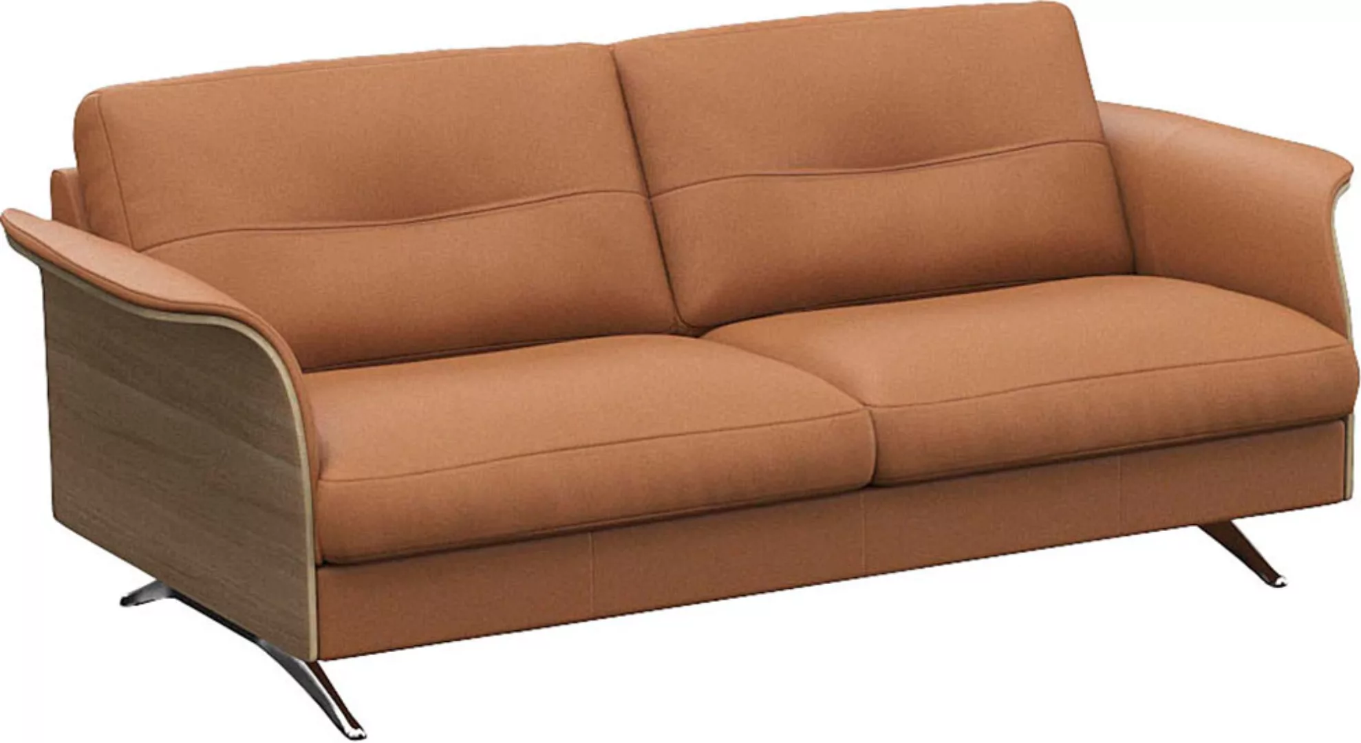 FLEXLUX 2,5-Sitzer Glow Sofa, Couch, Premium-Sitz: Kaltschaum & Federkern, günstig online kaufen