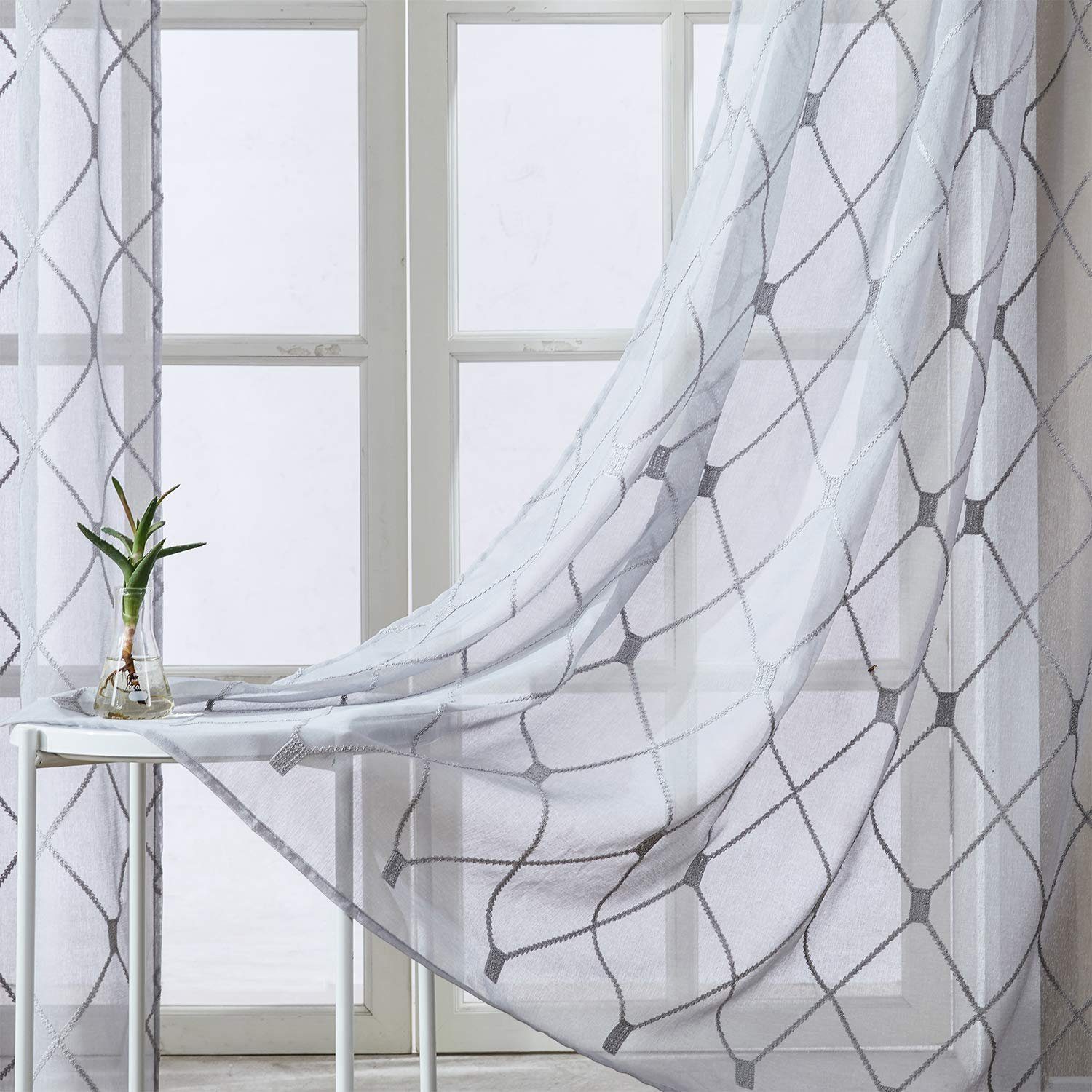BYSURE Gardine, Ösen (2 St), transparent, günstig online kaufen