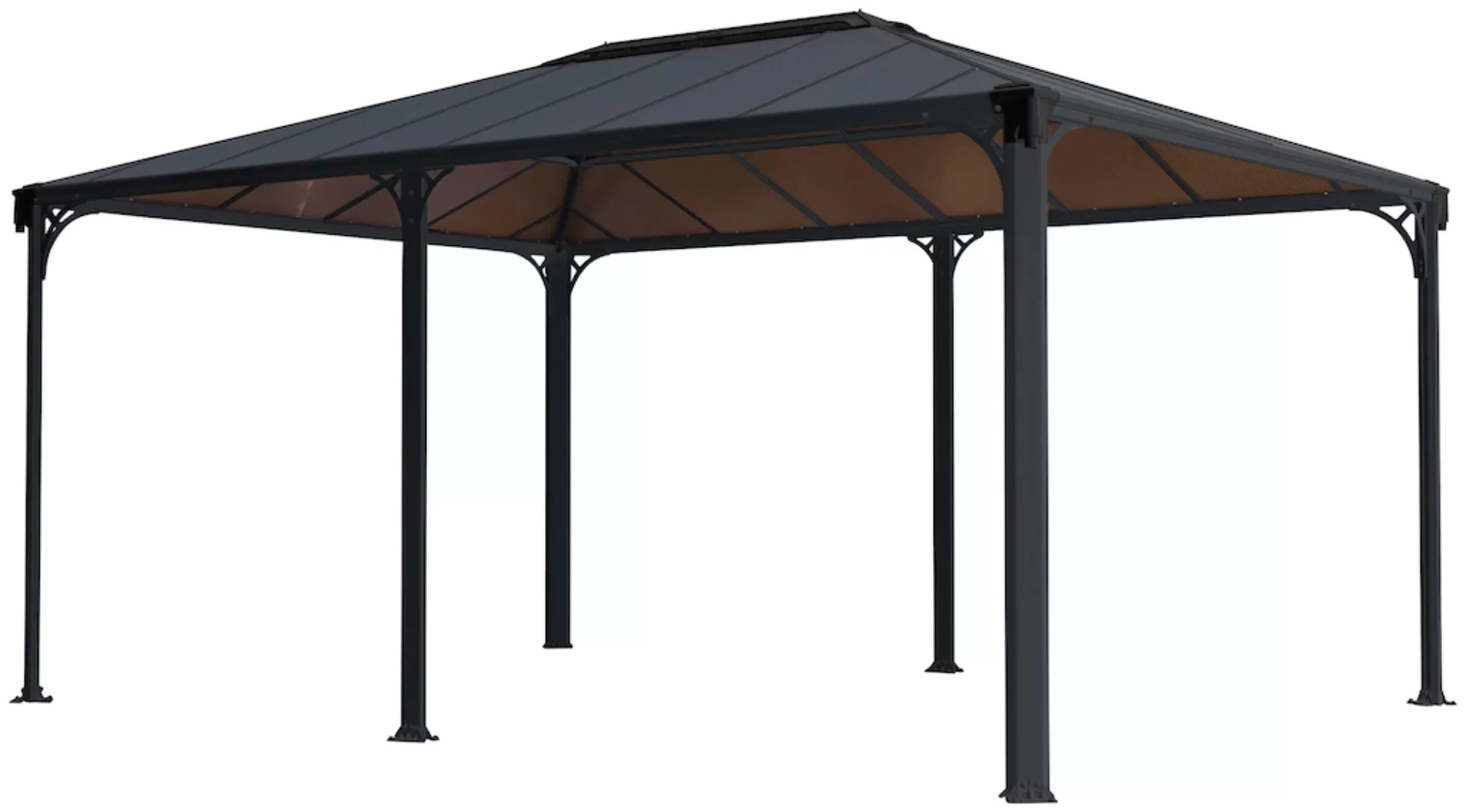 Palram - Canopia Gartenpavillon Martinique 3.6 x 5 Anthrazit günstig online kaufen