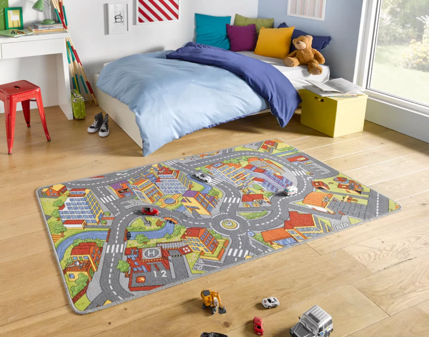 HANSE Home Kinderteppich »Smart City«, rechteckig günstig online kaufen