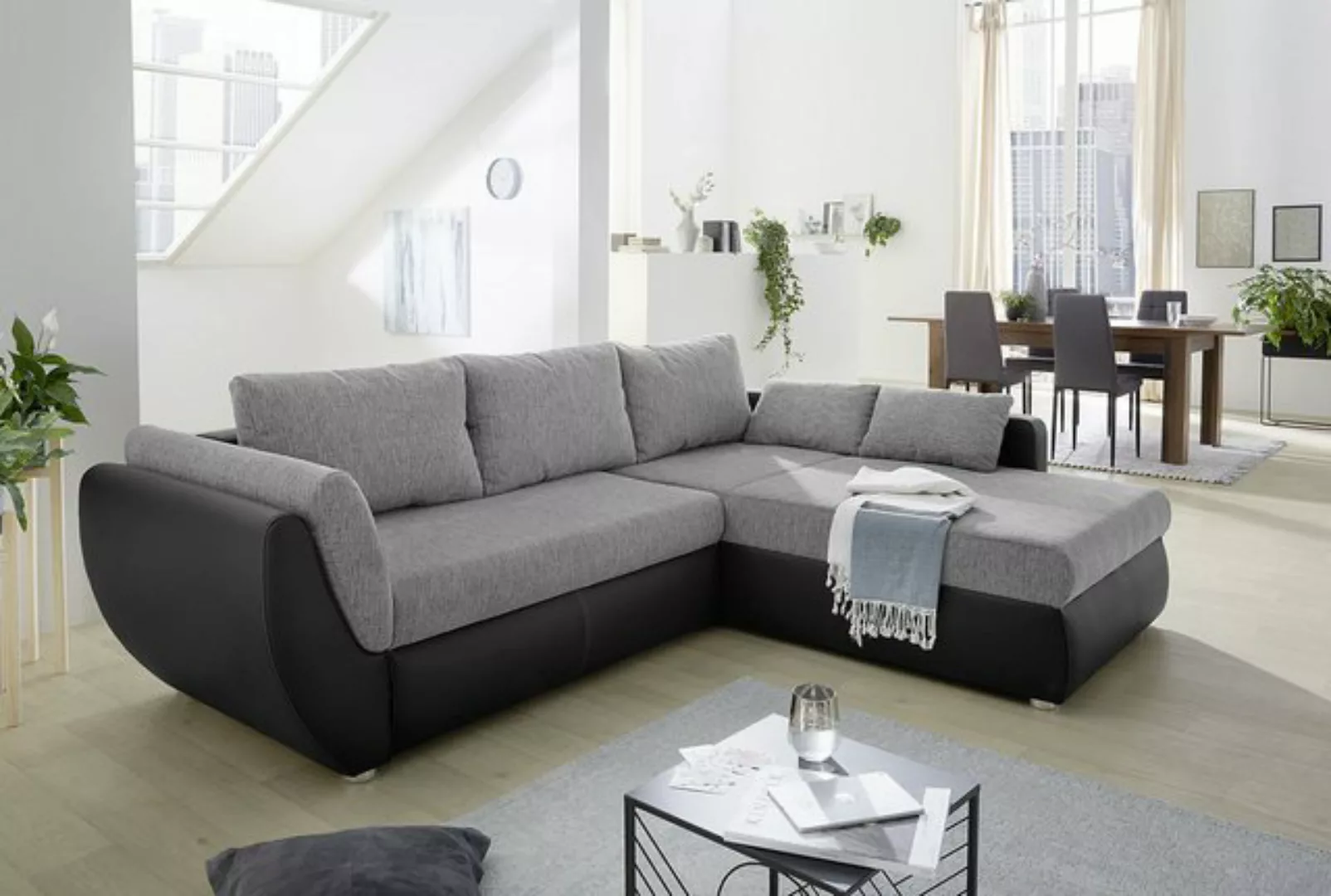 Jockenhöfer Gruppe Sofa Polsterecke mit Funktion TAIFUN günstig online kaufen