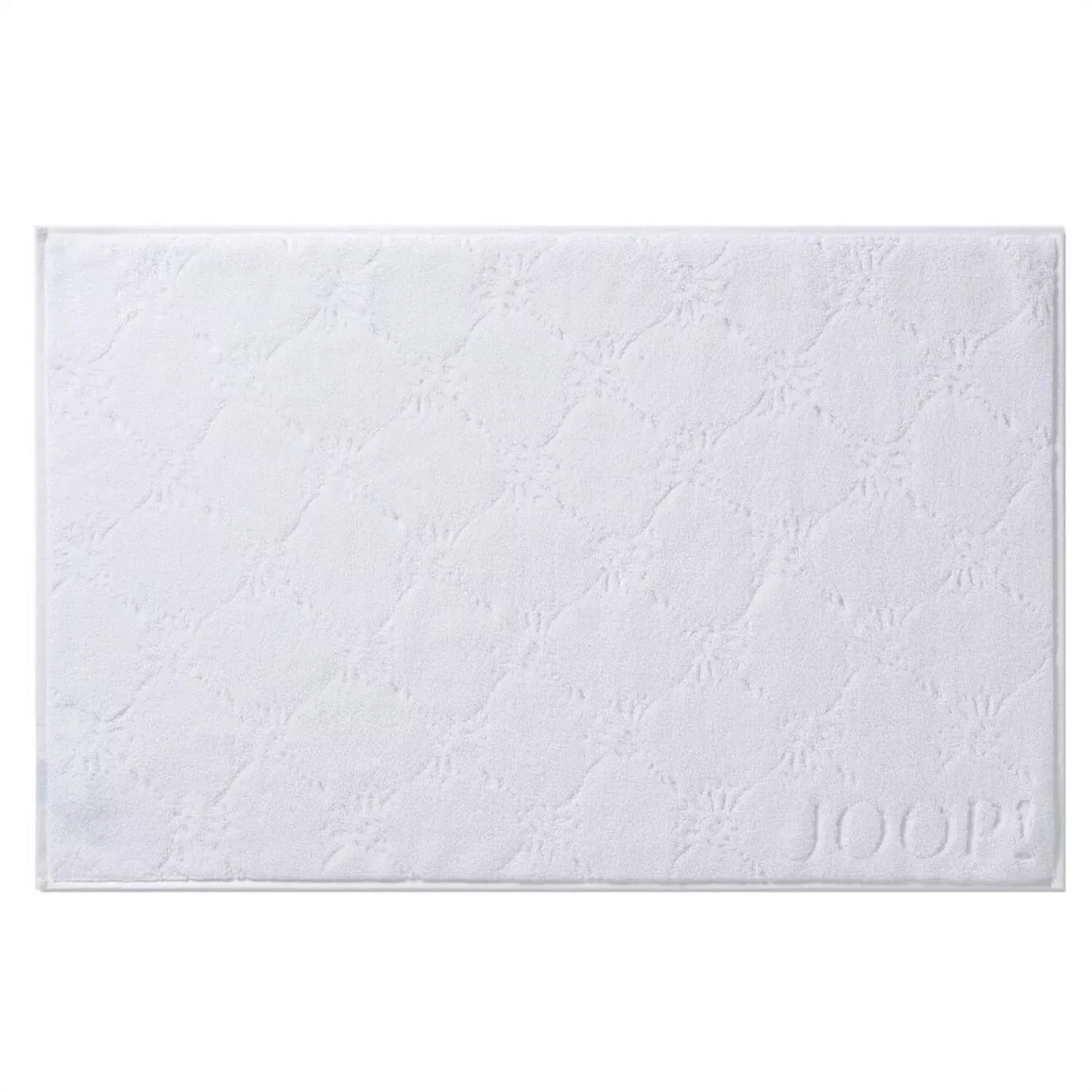 Joop! Badematte Duschvorleger Uni Cornflower 1670-600 Weiß 50x80 günstig online kaufen