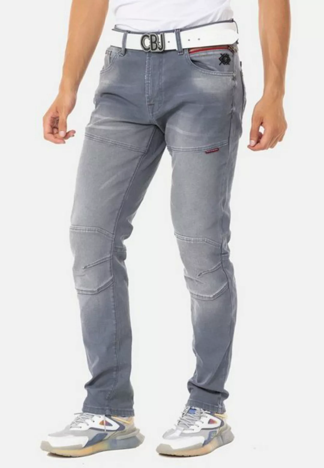 Cipo & Baxx Straight-Jeans mit cooler Used-Waschung günstig online kaufen