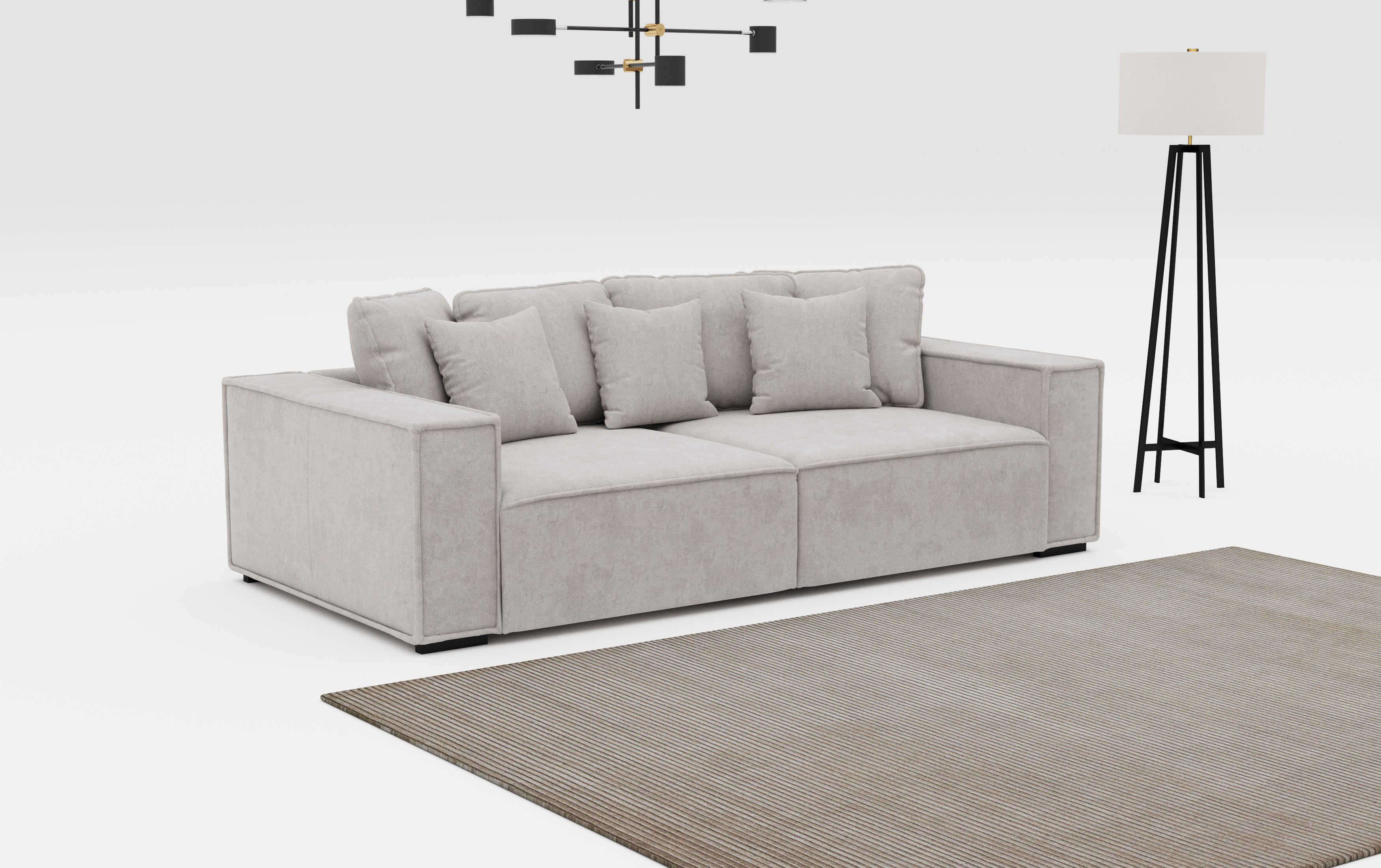 INOSIGN Big-Sofa Surf, mit 7 Kissen, günstig online kaufen