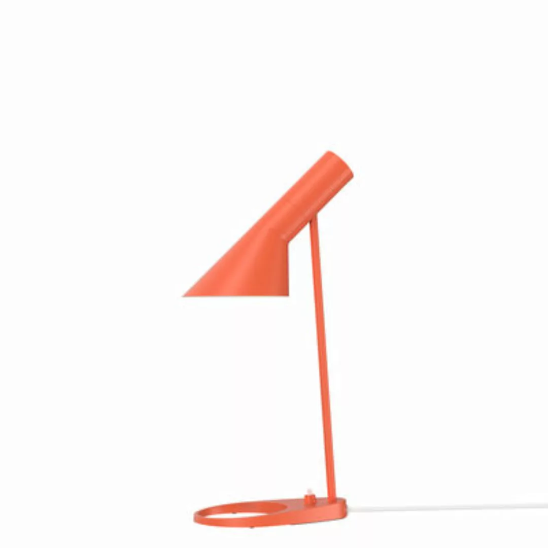Tischleuchte AJ Mini metall orange / H 43 cm - Drehbar / Arne Jacobsen, 195 günstig online kaufen