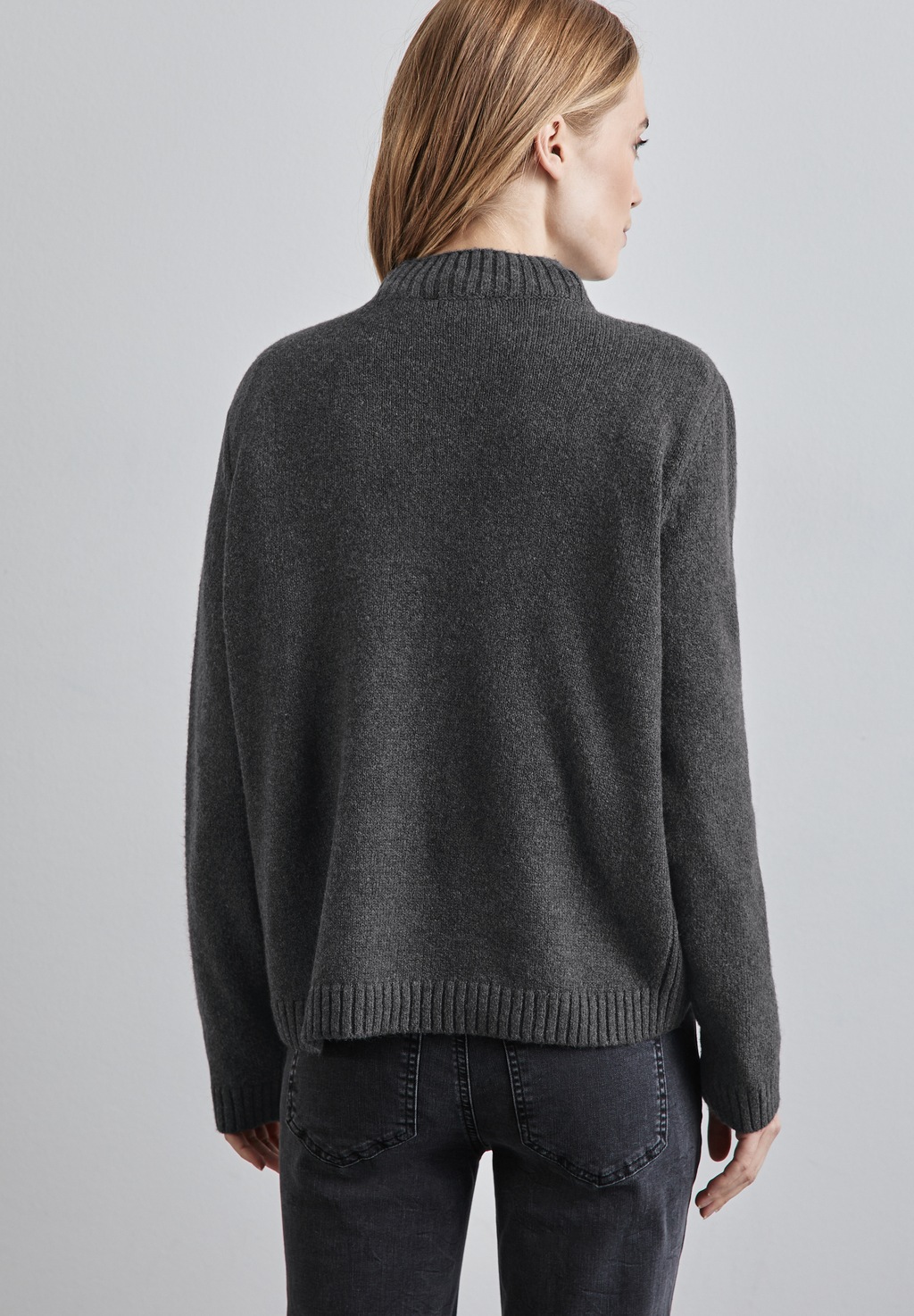 STREET ONE Strickpullover - Damen Strickpullover - Turtleneck, Langarm, Ang günstig online kaufen