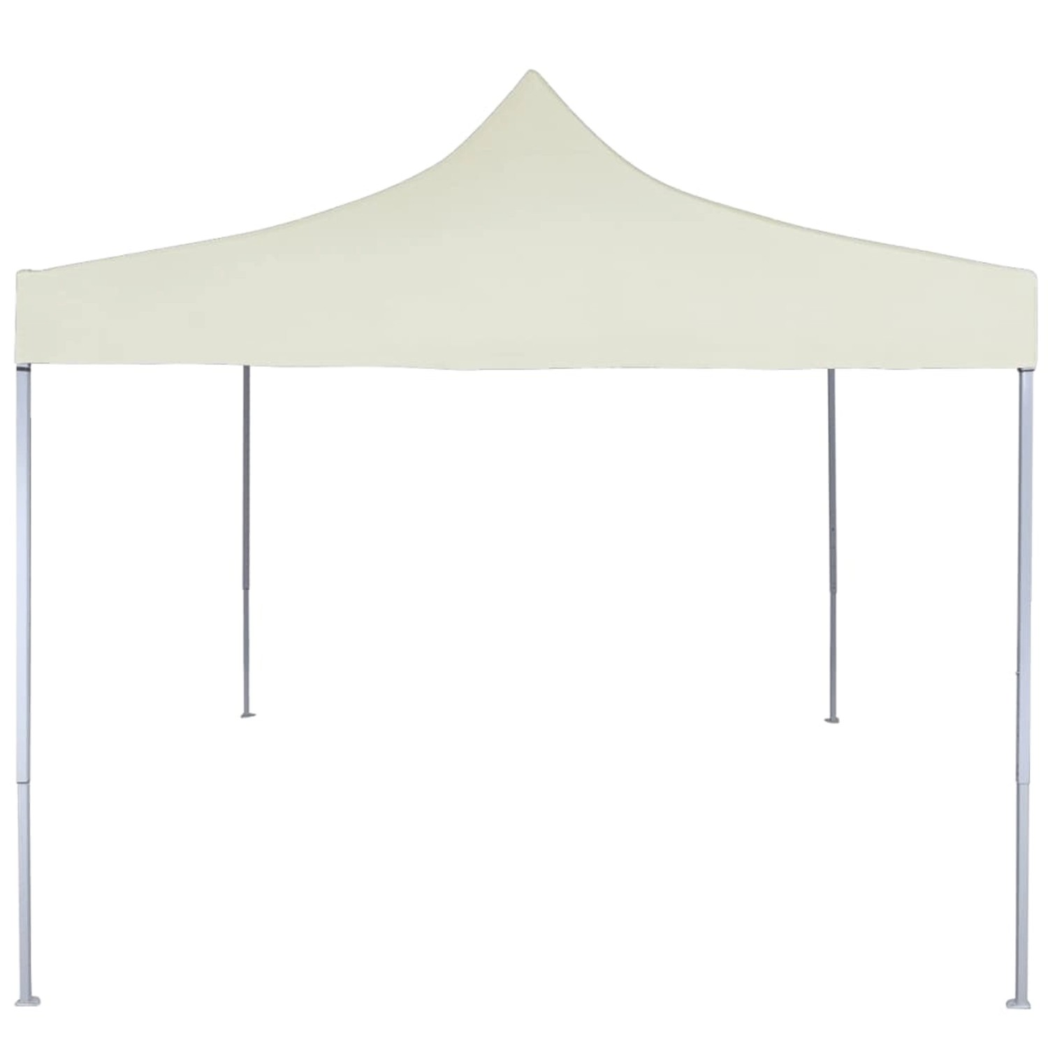 Profi-partyzelt Faltbar 2×2 M Stahl Creme günstig online kaufen