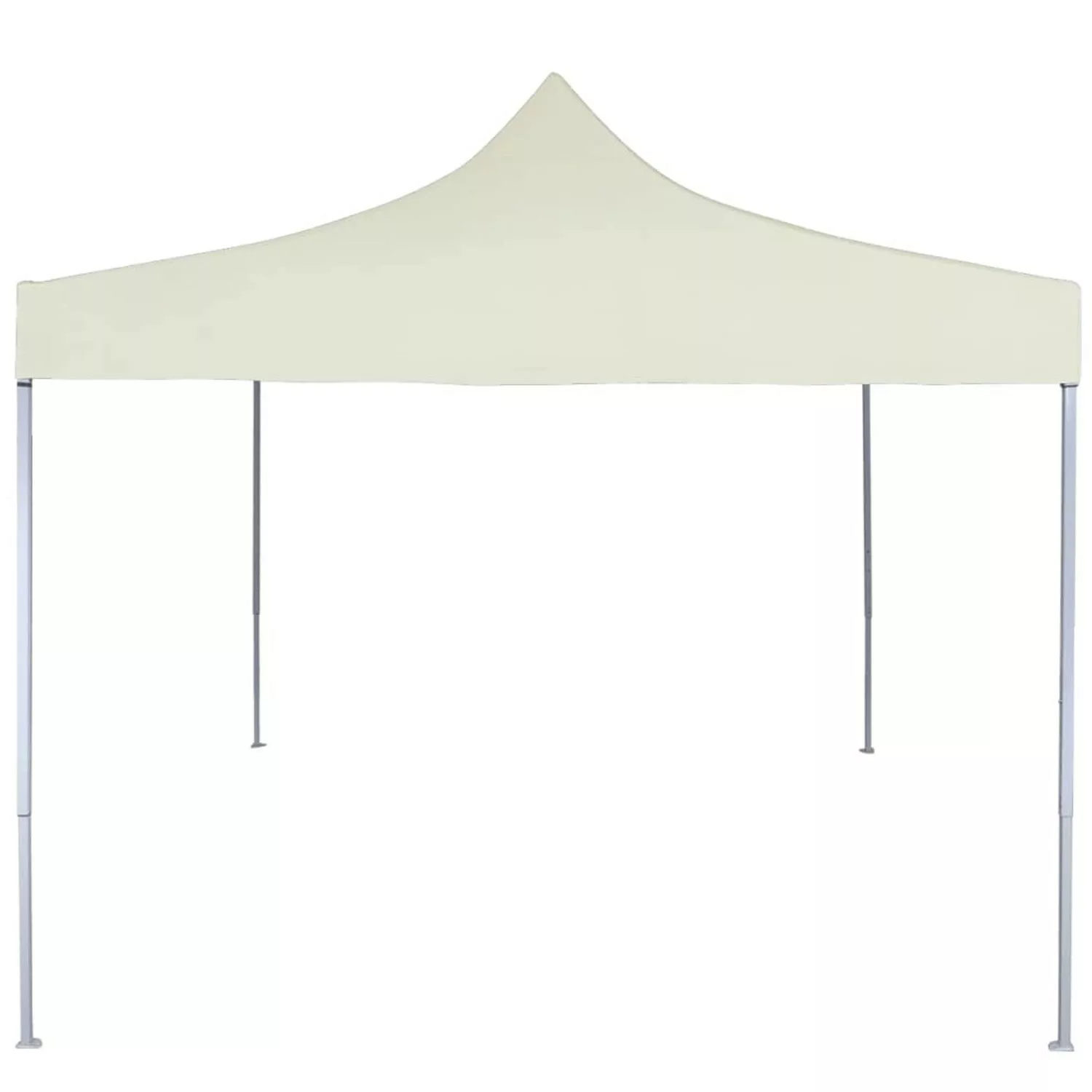 Profi-partyzelt Faltbar 2×2 M Stahl Creme günstig online kaufen