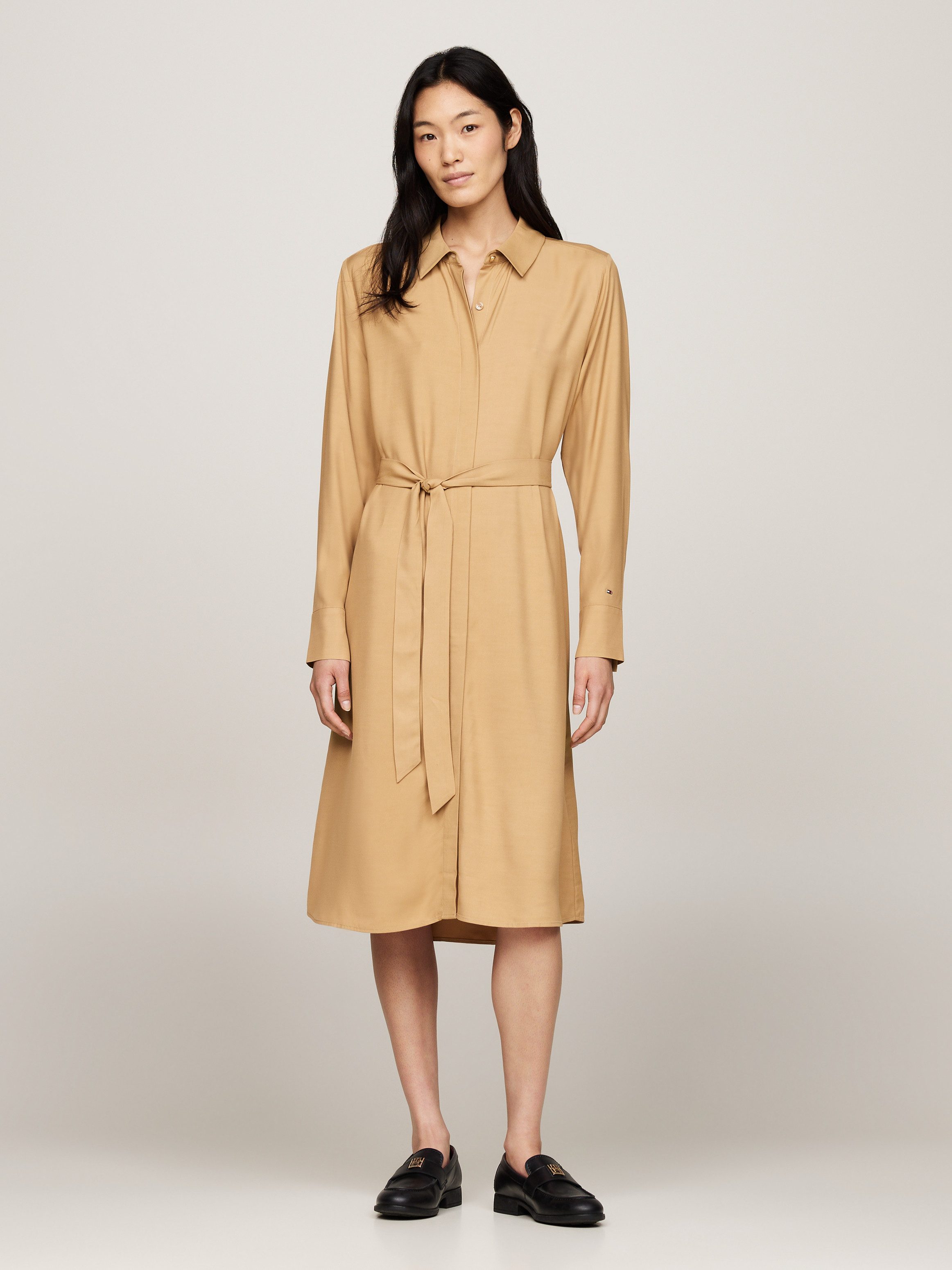 Tommy Hilfiger Hemdblusenkleid FLUID VISCOSE SHIRT günstig online kaufen