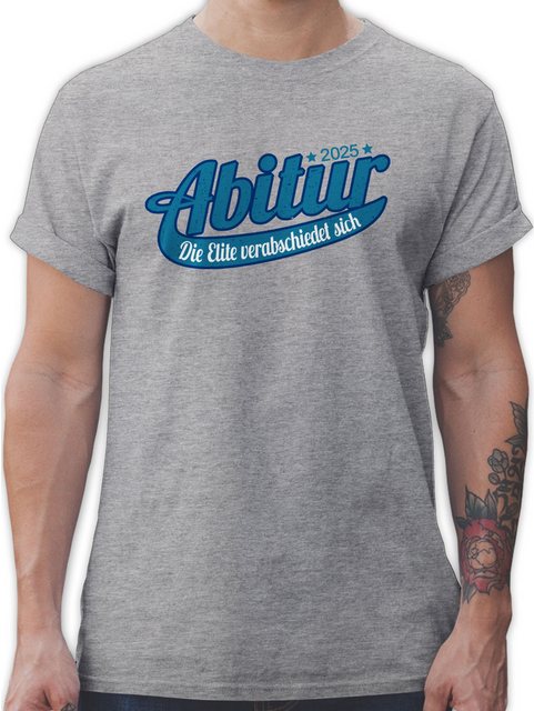 Shirtracer T-Shirt Abitur 2025 Die Elite verabschiedet sich Abitur & Abschl günstig online kaufen