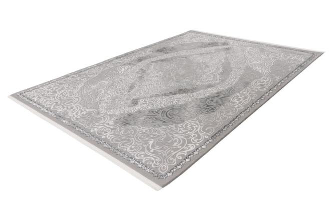 Teppich ELIF ELI 404 silver ca. 160x230 cm von Lalee Grau günstig online kaufen