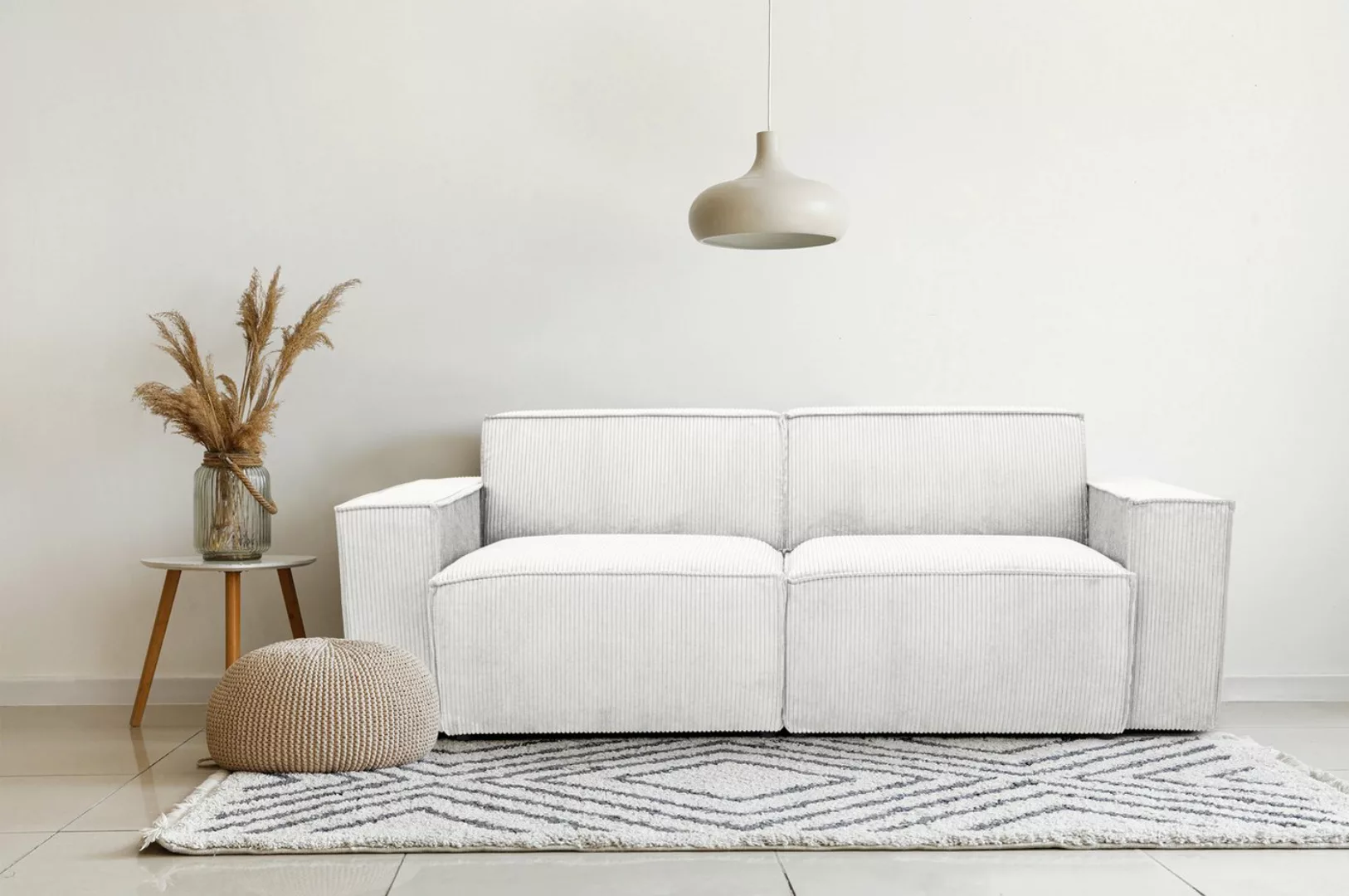 MF Design 2-Sitzer Element, Frei im Raum stellbar, Modulares Sofa günstig online kaufen