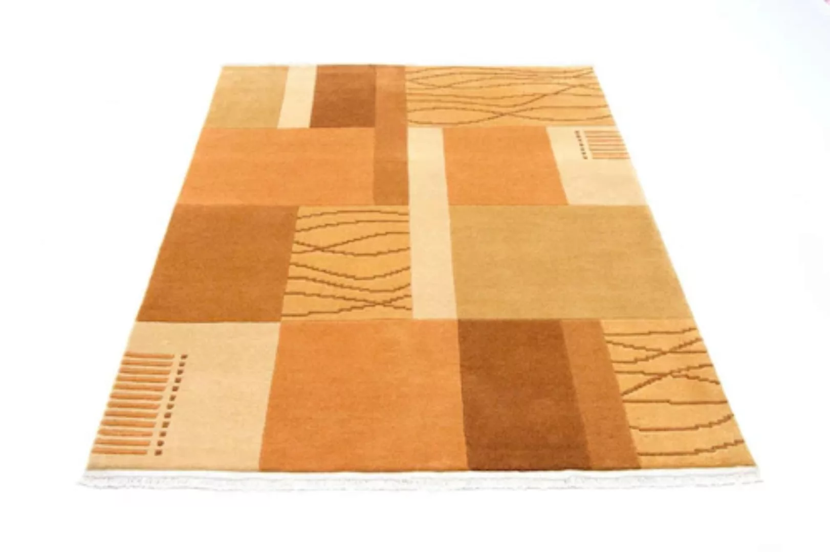 morgenland Wollteppich »Nepal Teppich handgeknüpft mehrfarbig«, rechteckig günstig online kaufen