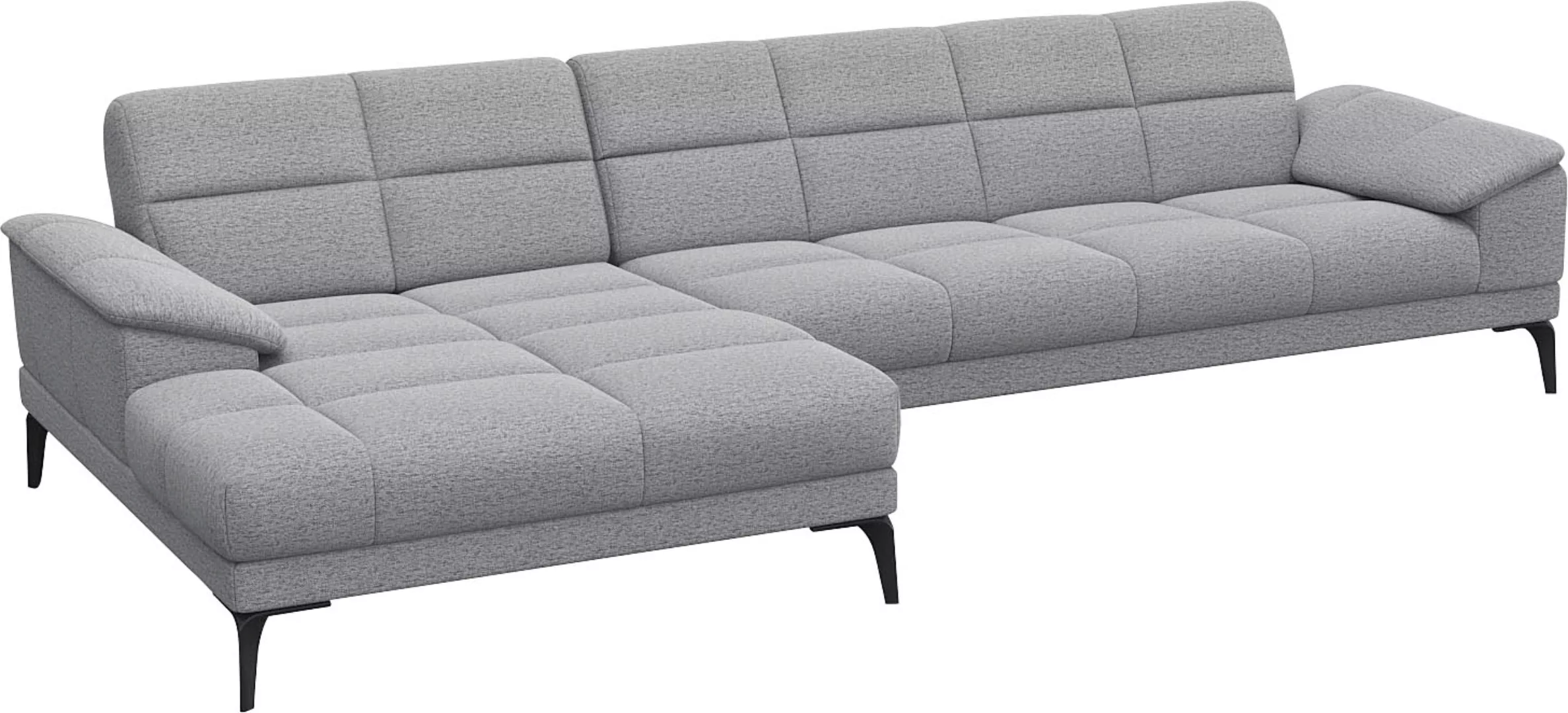 FLEXLUX Ecksofa "Viale L-Form, mit Rückensteppung, B/T 297/160,5 cm", Sitza günstig online kaufen