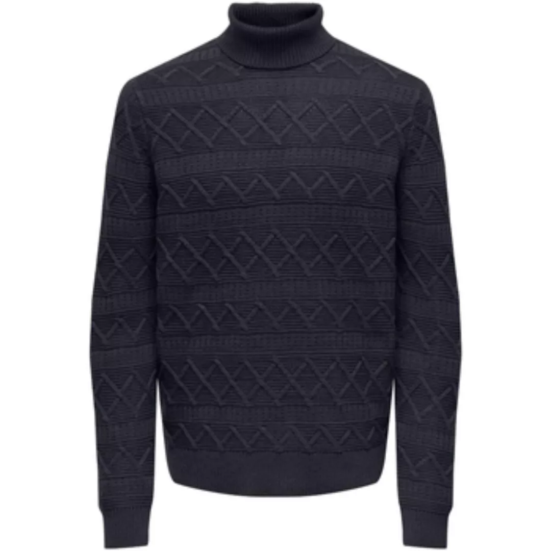 Only & Sons   Pullover ONSWADE REG 5 STRUC ROLL NECK KNIT 22027158 günstig online kaufen