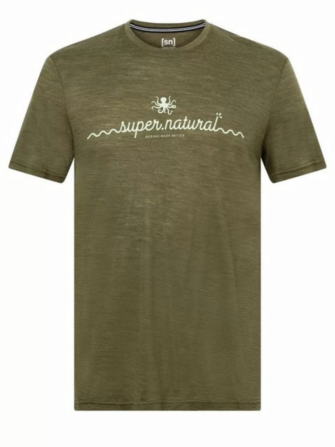 SUPER.NATURAL T-Shirt Merino T-Shirt M OCTO TEE sportlicher Merino-Material günstig online kaufen