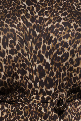 Peekaboo Kimono |  Leopard Print - One Size günstig online kaufen