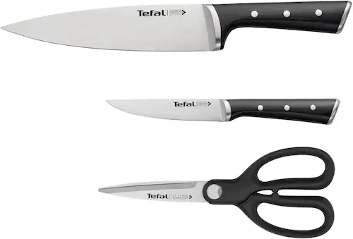 Tefal Messer-Set »K232S355 Ice Force«, (Set, 3 tlg.), Edelstahl, lang anhal günstig online kaufen