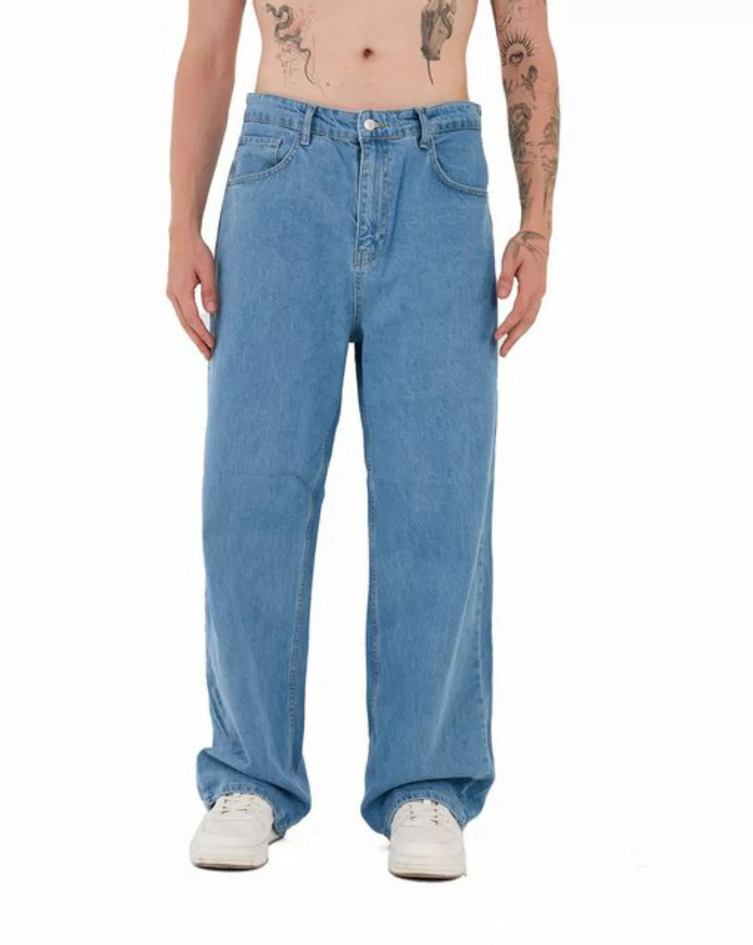 Denim House Relax-fit-Jeans Baggy Jeans Herren Relaxed Fit Denim HIP HOP He günstig online kaufen