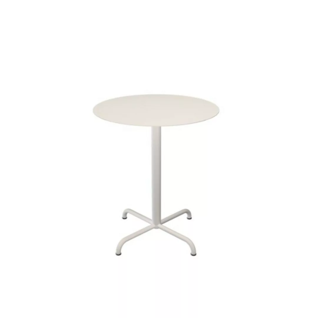 Pico Cafe-Tisch Outdoor Quadratisch Weiß Rund Ø 64 cm günstig online kaufen