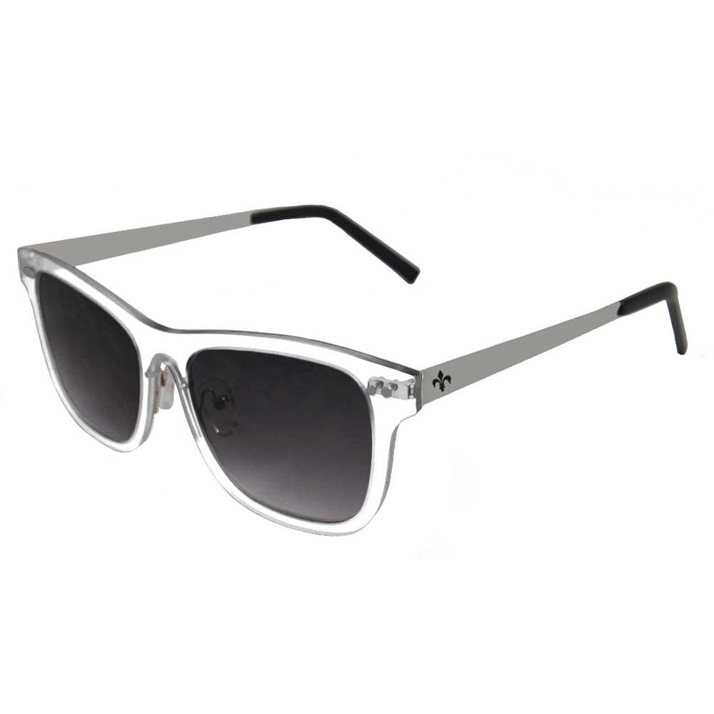 Lenoir Eyewear Ferrand Sonnenbrille CAT3 White Transparent Frame With Smoke günstig online kaufen