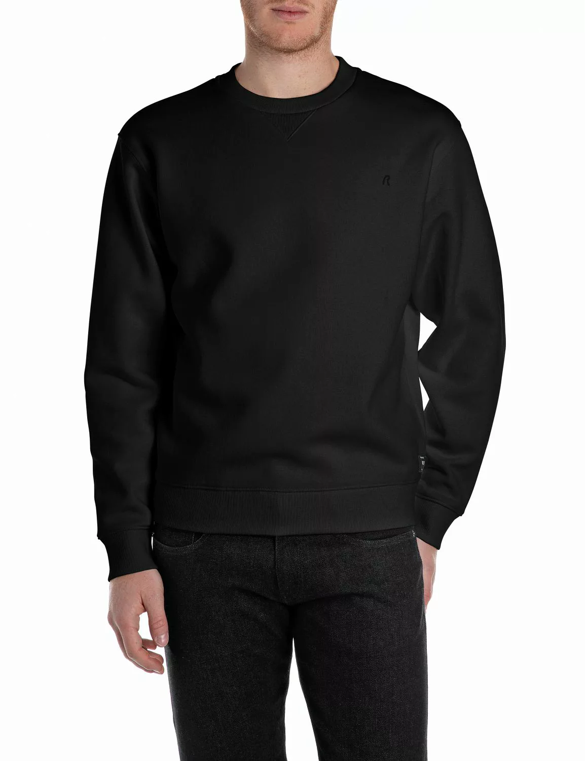 Replay Sweatshirt, mit V-Einsatz am Halsausschnitt günstig online kaufen