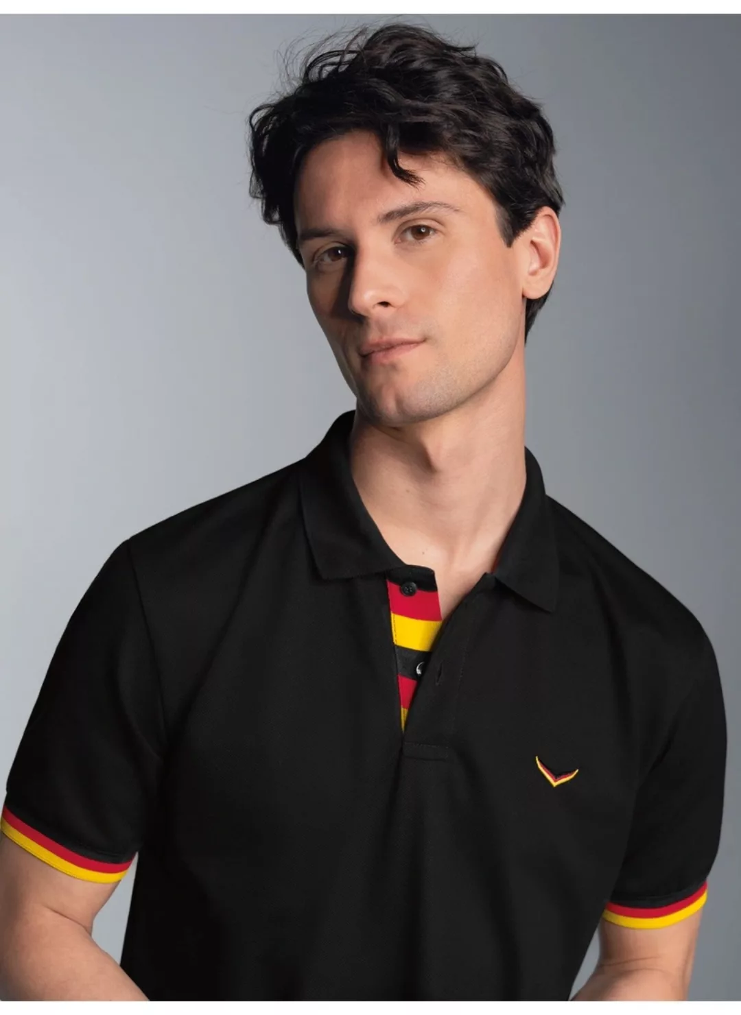 Trigema Poloshirt "TRIGEMA Deutschland Poloshirt" günstig online kaufen