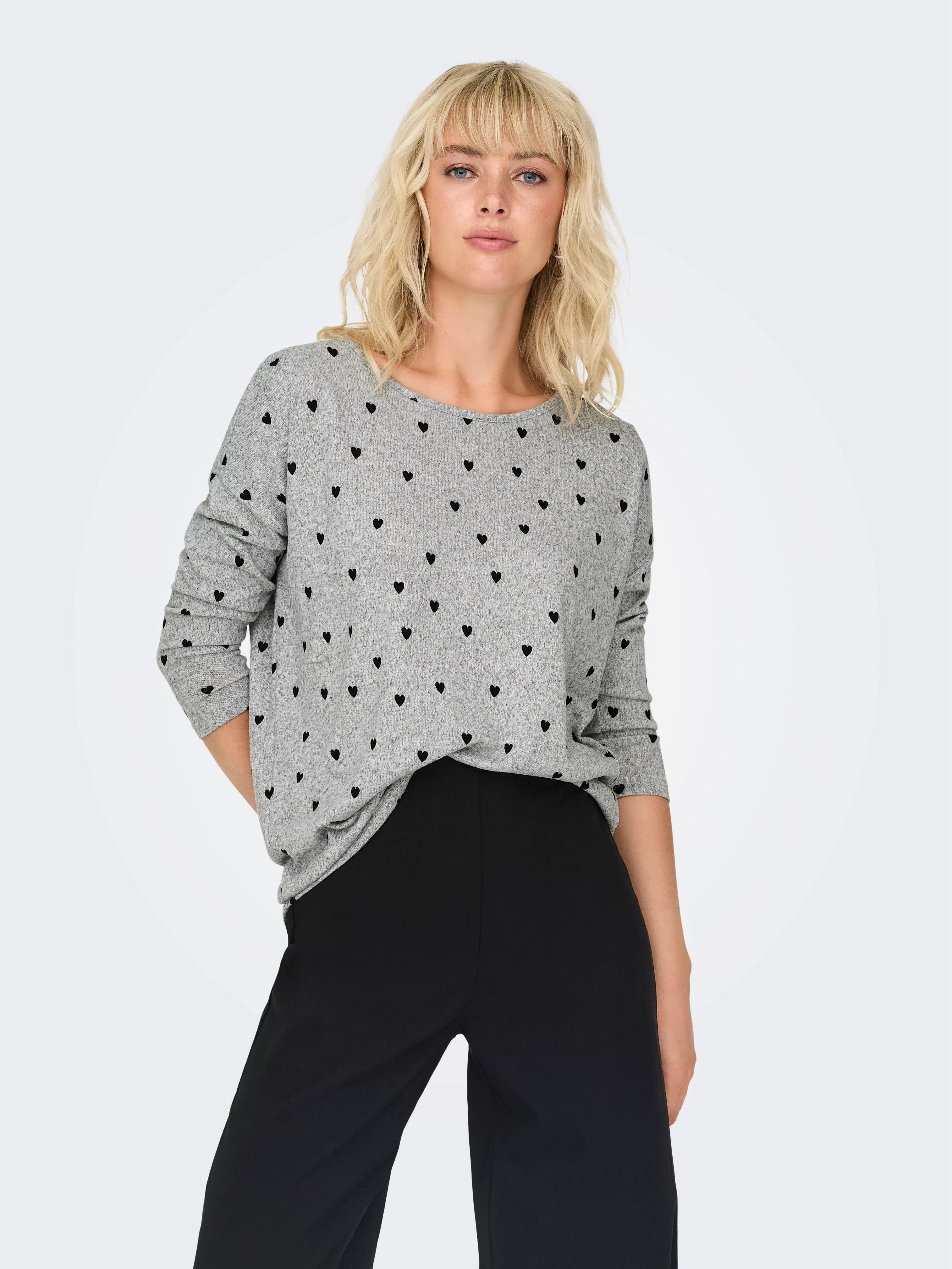 Only Damen Langarmshirt onlELCOS 4/5 AOP günstig online kaufen