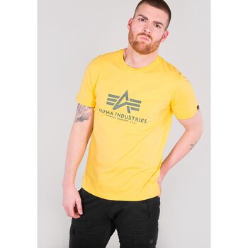 Alpha Industries  T-Shirts & Poloshirts Basic T-Shirt BL - prime yellow günstig online kaufen
