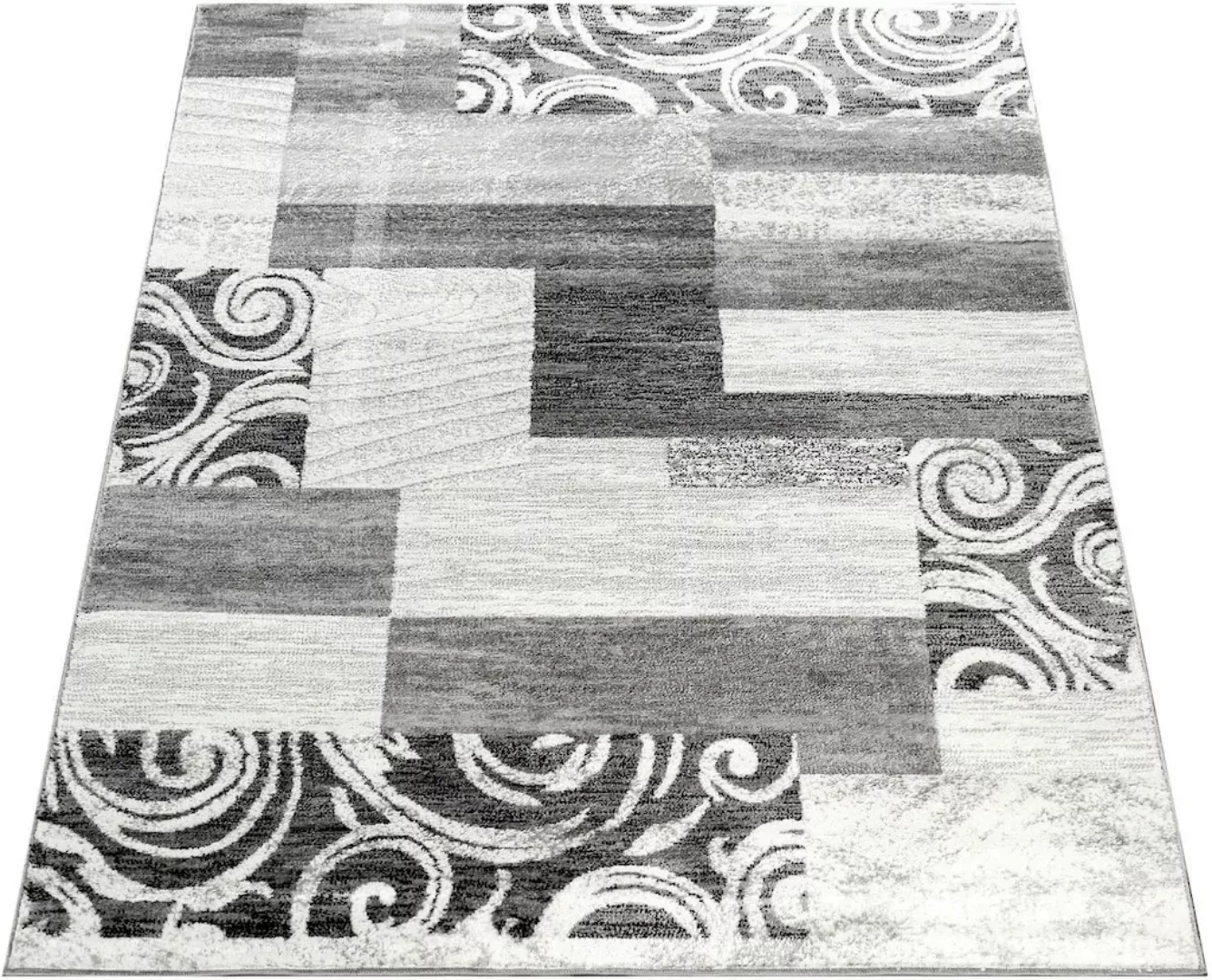 Paco Home Teppich »Sinai 053«, rechteckig, Kurzflor, Patchwork Design, mit günstig online kaufen