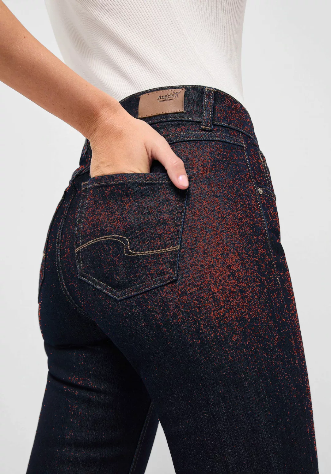 ANGELS 5-Pocket-Jeans "CICI", aus sportivem Denim günstig online kaufen