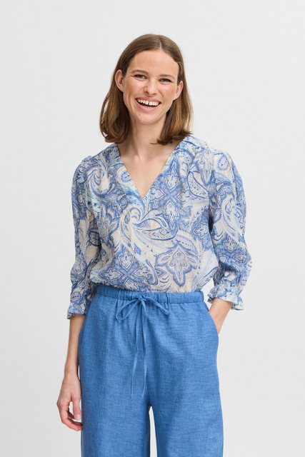 b.young Kurzarmbluse BYFAIRYDAY BLOUSE Moderne Bluse mit V-Ausschnitt günstig online kaufen