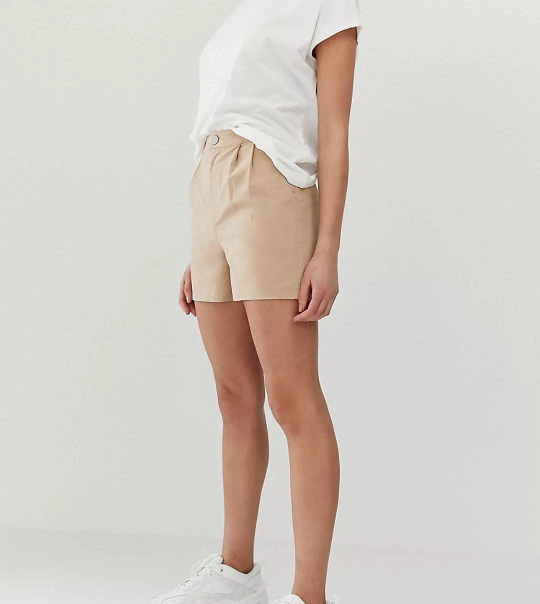 ASOS DESIGN Tall – Chino-Shorts-Neutral günstig online kaufen