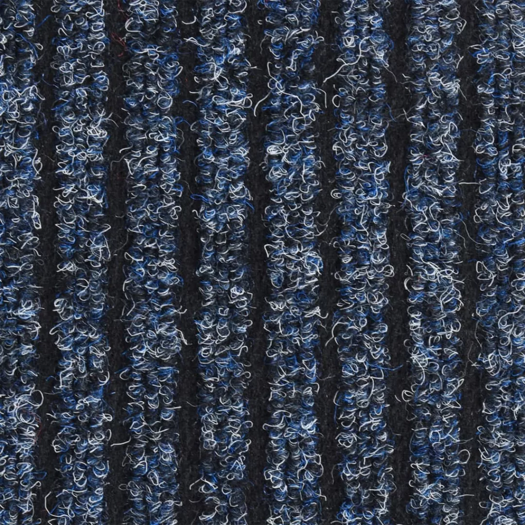 Fußmatte Gestreift Blau 80x120 Cm günstig online kaufen